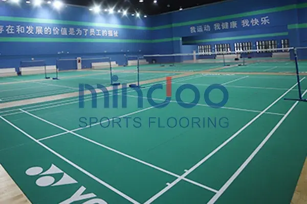Badminton Court Wooden Floorings-mindoo-sport court