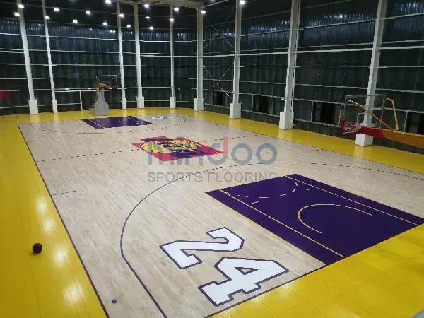 Wood basketball floors-mindoo-sports flooring