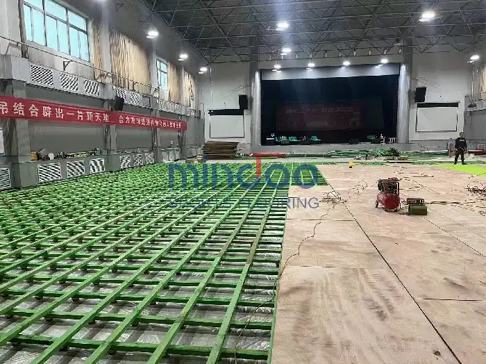 Floating Wood Basketball Floors-mindoo-ball courts