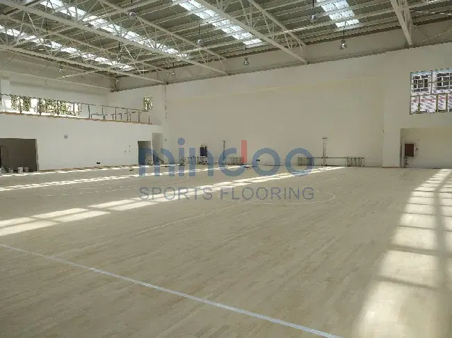 Professional wooden sports field Professional wooden sports field