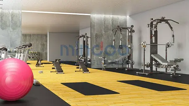 Gyms with beech wood sports flooring