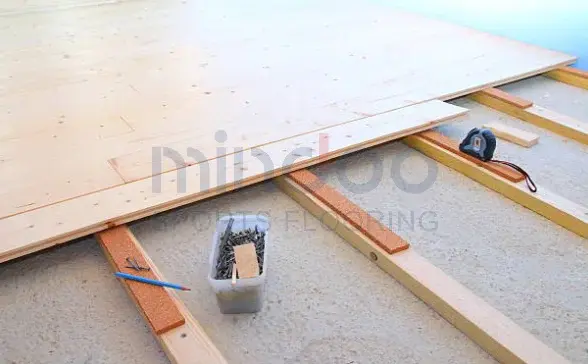 Installing wooden flooring on a cement floor Installing wooden flooring on a cement floor