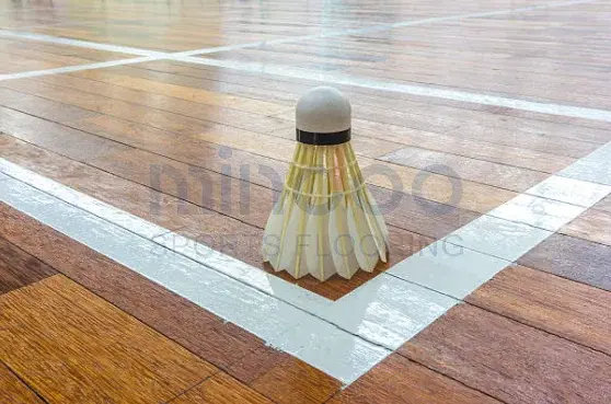 badminton court wooden flooring-mindoo-Competition venue