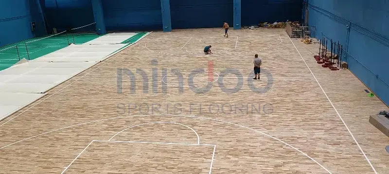 mindoo Badminton court wooden floor mindoo Badminton court wooden floor