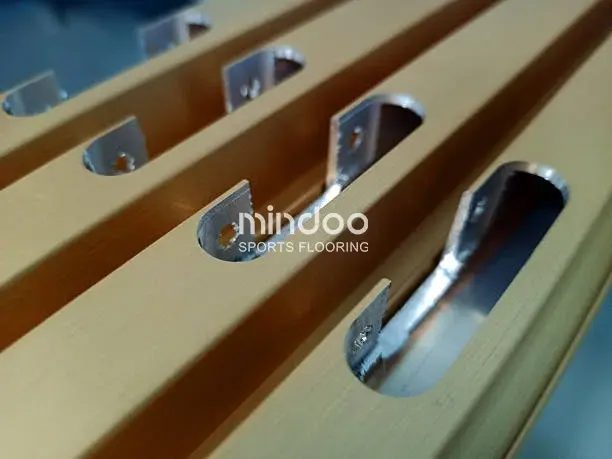 Badminton Court Wood Joints and Fixing Systems