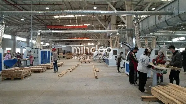 beech sports flooring-mindoo-Integrated production model