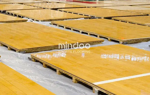 Professional volleyball court installation-mindoo