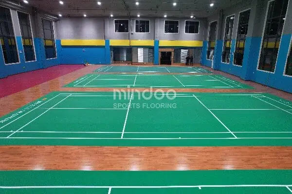 Badminton Court Wooden Flooring-mindoo-wooden sports surfaces