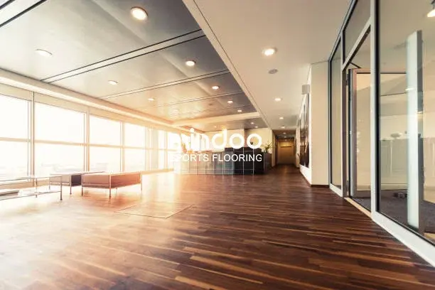 Maple Wood Flooring in business lobbies