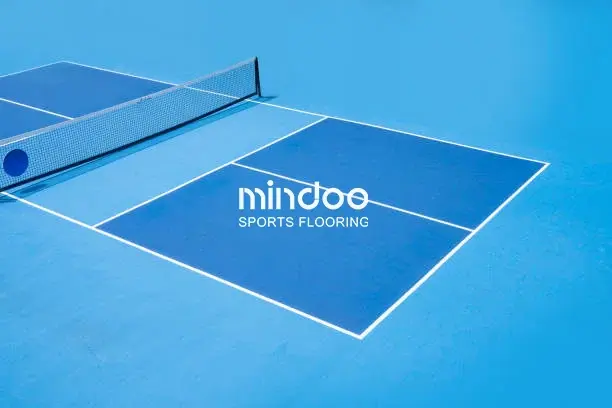 Badminton court PVC flooring-mindoo-new way of laying floors