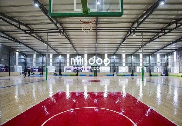 Hardwood Basketball Court Flooring-mindoo-maple wooden systems