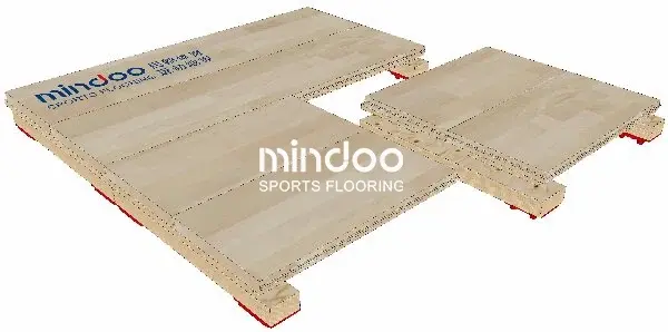 high-performance hardwood basketball flooring systems-mindoo