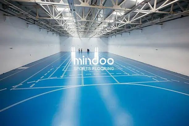 vinyl badminton floor systems-mindoo-Modern vinyl sports court floors