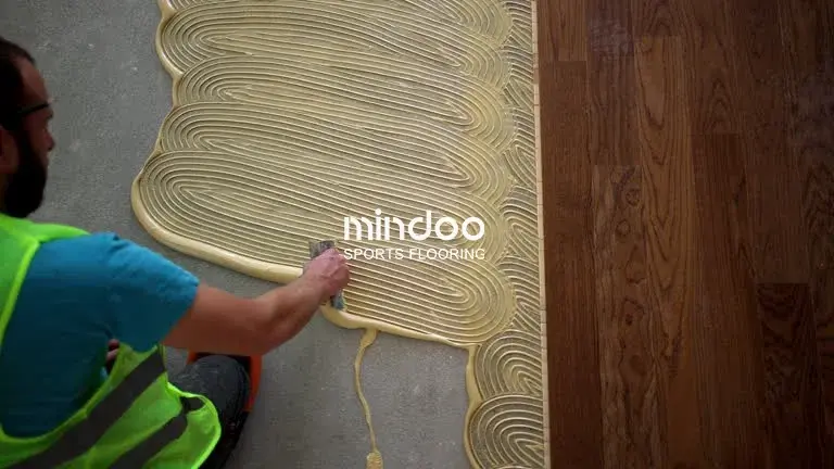 installing vinyl sports flooring