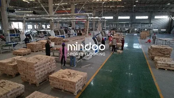 Chinese wood basketball floor manufacturer-mindoo